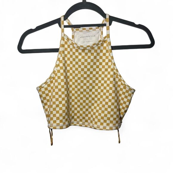 Aeropostale Checker Flex High Neck Tank And Skort Set NWT Size S - Picture 1 of 8